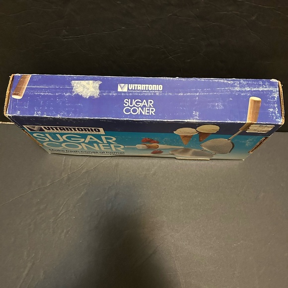 Vintage Vitantonio Sugar Coner Ice Cream Cone Maker w/ Bo - Picture 8 of 9